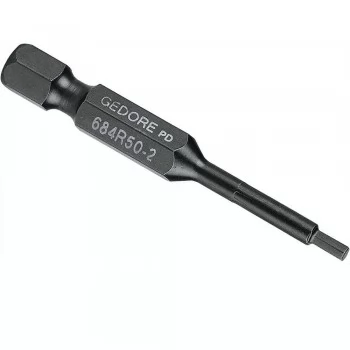 KIT BITS ALLEN  2,0MM 2,5MM 3,0 MM 4,0MM 5,0MM E 10,0 MM X 1/4″ - REF 684 R50 - GEDORE