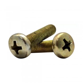 PARAFUSO MAQUINA PANELA PHILLIPS M5 X 6MM BC (CX 100 UNIDADES)