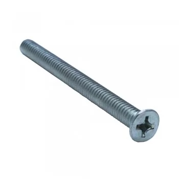 PARAFUSO MAQUINA CHATA PHILLIPS M6 X 60MM ZINCADO BRANCO (CX 10 UNIDADES)