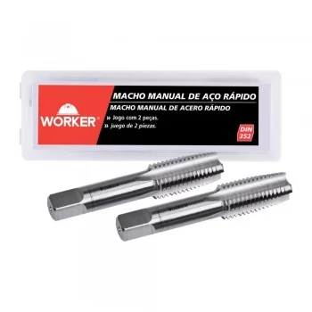 MACHO MANUAL M12 X 1,75MM (JG 2PCS) - WORKER