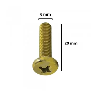 PARAFUSO MAQUINA PANELA PHILLIPS M6 X 20MM BC (UNITÁRIO)