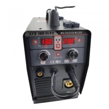 INVERSORA DE SOLDA MULTIPROCESSO STG180 FLEX 127/220V. - SAINTS