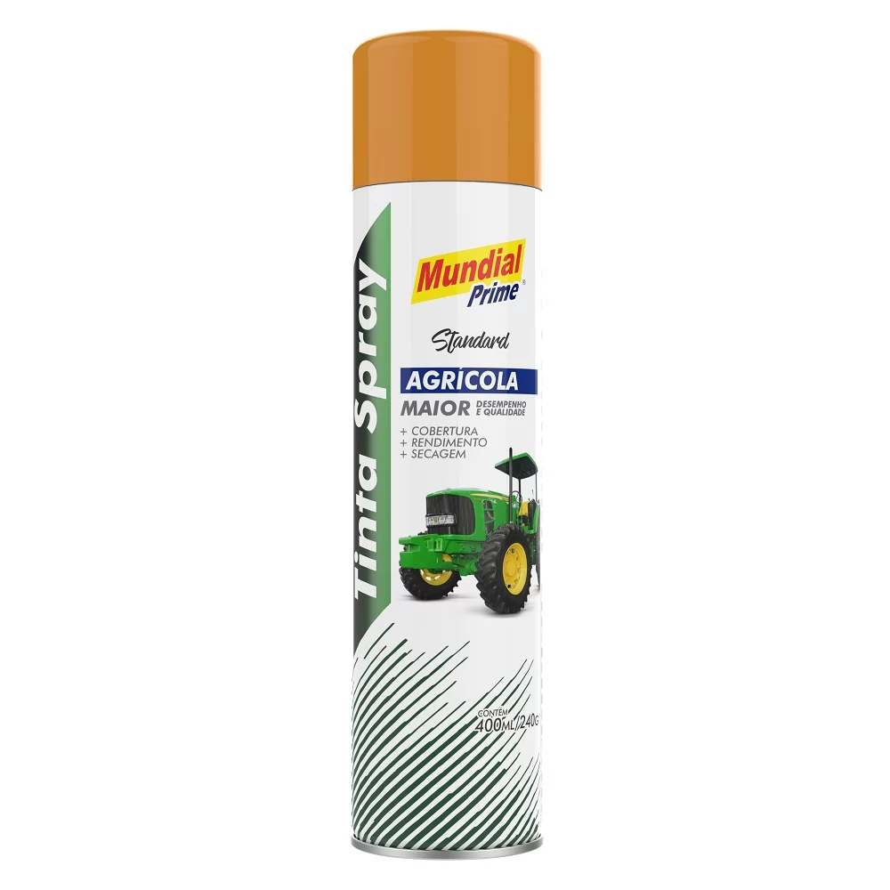 TINTA SPRAY 400ML AGRICOLA LARANJA KUHN - MUNDIAL PRIME