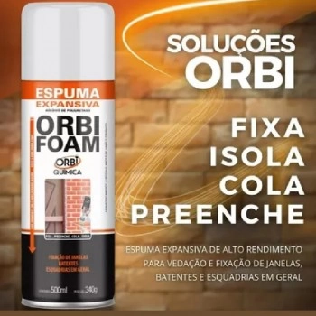 ESPUMA EXPANSIVA DE POLIURETANO 500ML/320G - ORBIFOAM