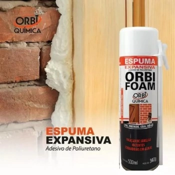 ESPUMA EXPANSIVA DE POLIURETANO 500ML/320G - ORBIFOAM