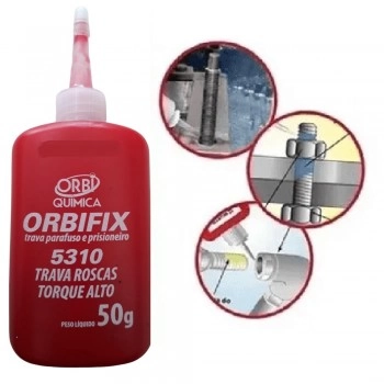ADESIVO TRAVA PARAFUSO E ROSCAS  ALTO TORQUE - ORBIFIX