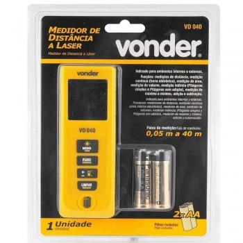 MEDIDOR DE DISTANCIA TRENA A LASER 40MT PRECISAO 2MM - MILESEEY
