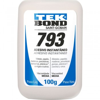 ADESIVO SUPERCIANO INSTANTANEO 793/100G - TEKBOND