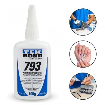 ADESIVO SUPERCIANO INSTANTANEO 793/100G - TEKBOND