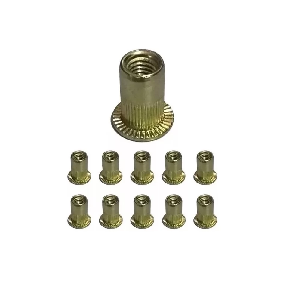 REBITE COM ROSCA M6 P/REBITE MANUAL C/10 PECAS OVD