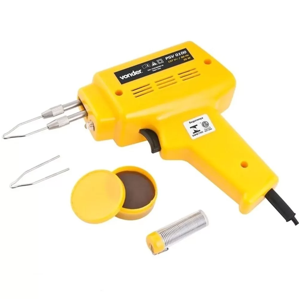 FERRO PISTOLA PARA SOLDA 220V MODELO PROFISSIONAL PSV0100 VONDER