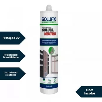 SILICONE NEUTRO INCOLOR (DOW CORNING) 280G PARA APLICADOR - SOLUFIX