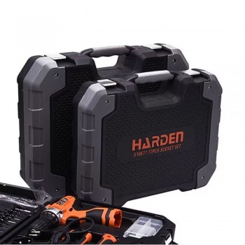 JOGO DE FERRAMENTAS MALETA 36 PECAS MULTIUSO C/ PARAFUSADEIRA BATERIA - HARDEN H-510836