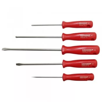JOGO DE CHAVE FENDA/PHILLIPS 5 PECAS (R38001005 ) - GEDORE RED