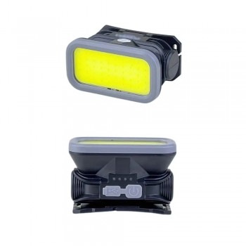 LANTERNA RECARREGAVEL DE CABEÇA EC6375 - ECOODA