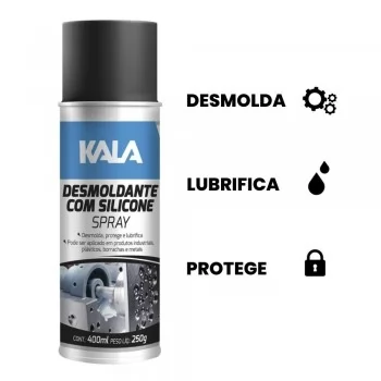 DESMOLDANTE SILICONE SPRAY 400ML/250G - KALA