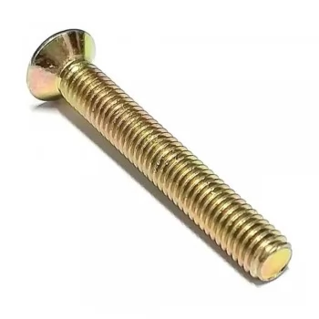 PARAFUSO MAQUINA CHATA PHILLIPS M5 X 50MM BICROMATIZADO (CX 100 UNIDADES)