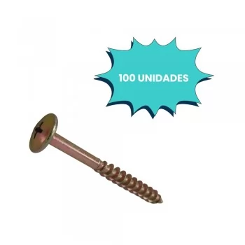 PARAFUSO MAD C/CHATA 6,0X60 CHIPBOARD PH FLANGEADA (CX 100 UNIDADES)