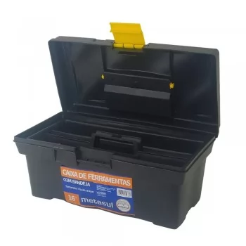 KIT MALETA DE PLASTICA MULTIUSO + JOGO DE CHAVE FENDA/PHILLIPS