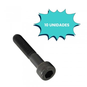 PARAFUSO ALLEN C/ CABECA CILINDRICA 6 X 45MM MA ACO (CX 10 UNIDADES)