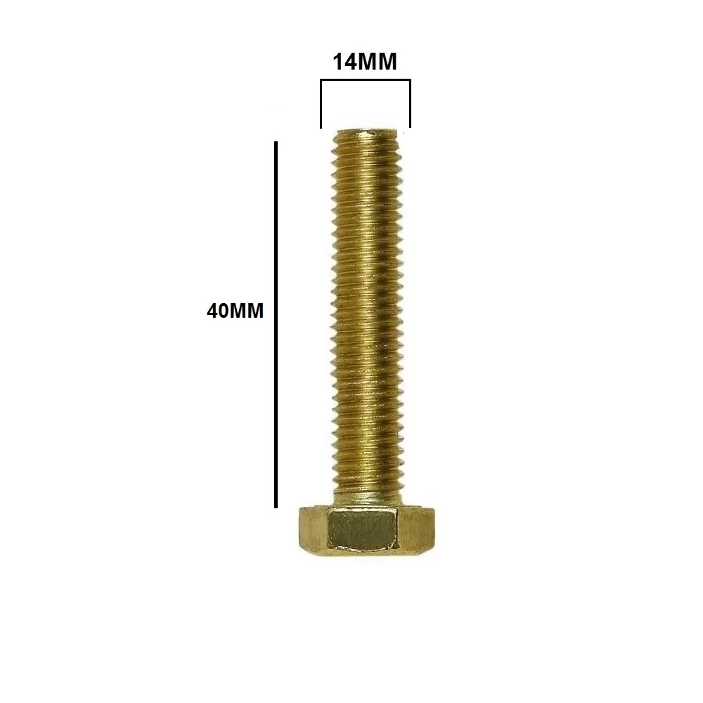 PARAFUSO SEXTAVADO 14 X 40MM MA ACO 8.8 BC