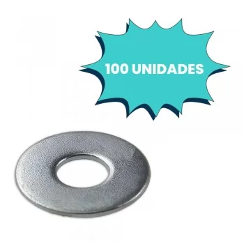 ARRUELA LISA M5 INOX (CX 100 UNIDADES)