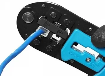 ALICATE CRIMPADOR DE CABOS PARA TERMINAIS PC, RJ-45, 6P, 8P GROSS