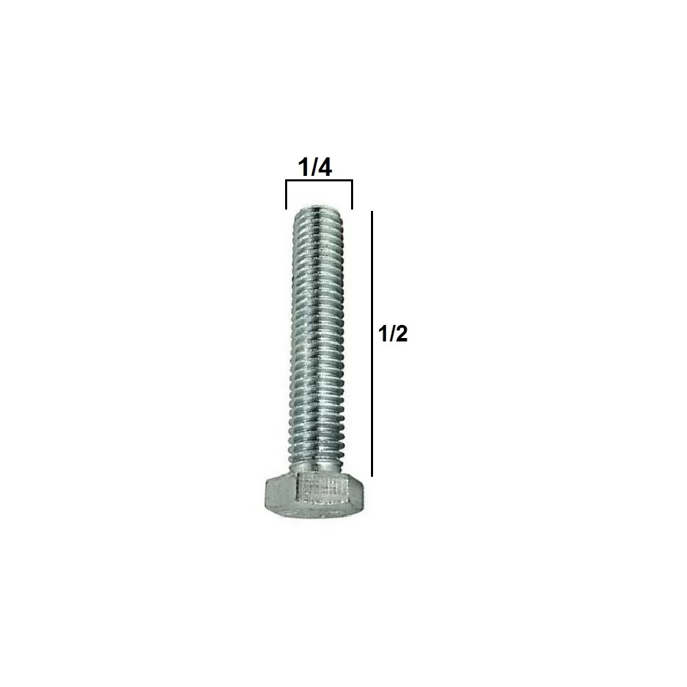 PARAFUSO SEXTAVADO 1/4 X 1/2 UNC ZB