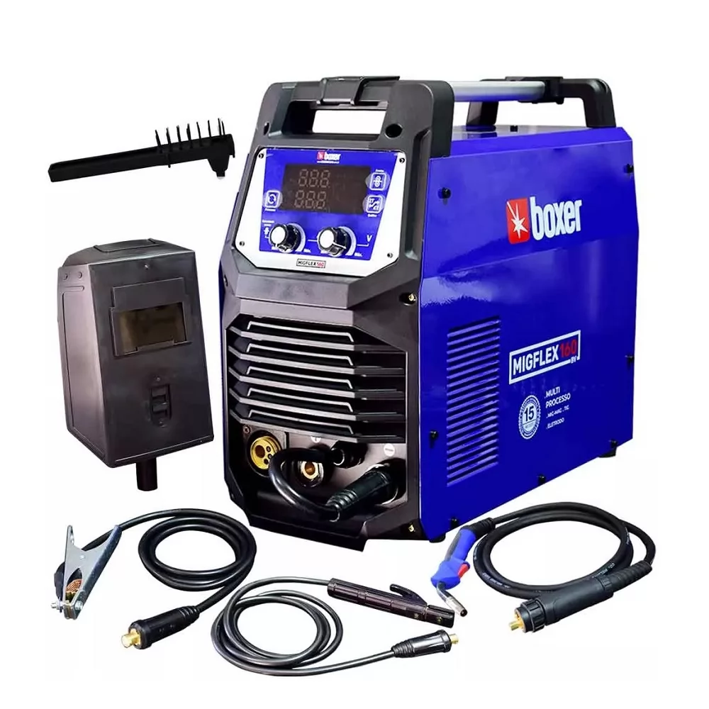MAQUINA DE SOLDA MIG MIGFLEX160BV - MULTI-PROCESSO (MIG/MAG/TIG) 160A 110/220V - BOXER