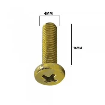 PARAFUSO MAQUINA PANELA PHILLIPS M4 X 16MM BC (UNITÁRIO)